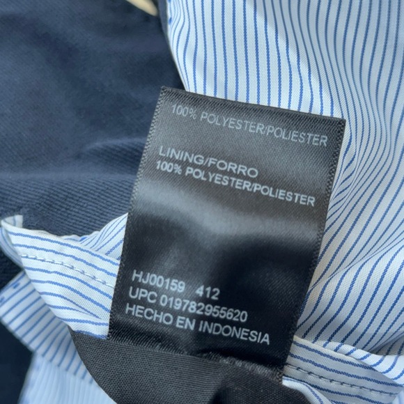 Haggar 1926 Originals Mens Size 44R Sport Coat Blazer Twill Navy Blue - Picture 14 of 16